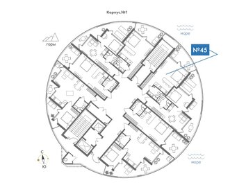 43,3 м², апартаменты-студия 12 921 407 ₽ - изображение 17