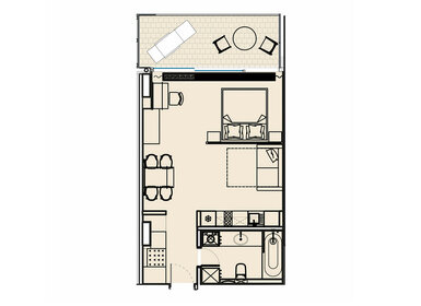 37 м², 2-комнатная квартира 52 500 ₽ в месяц - изображение 26