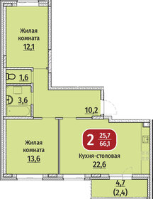 45,1 м², 2-комнатная квартира 3 720 000 ₽ - изображение 35