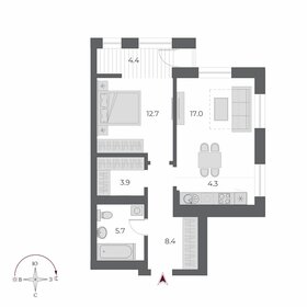 54,7 м², 2-комнатная квартира 10 300 000 ₽ - изображение 24