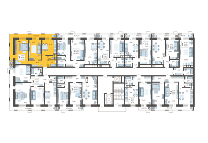 64,5 м², 2-комнатная квартира 8 675 250 ₽ - изображение 32