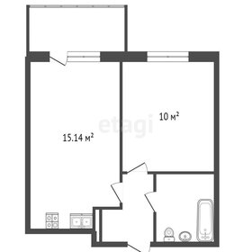 Квартира 31,9 м², 1-комнатная - изображение 2