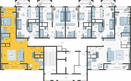 50 м², 2-комнатная квартира 5 150 000 ₽ - изображение 110