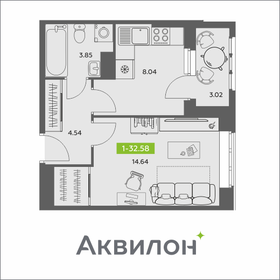 32 м², 1-комнатная квартира 6 100 000 ₽ - изображение 58