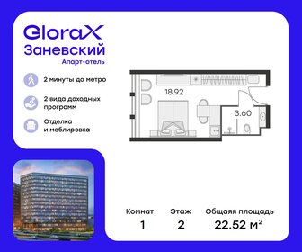 23,9 м², апартаменты-студия 8 269 999 ₽ - изображение 83