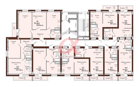 Квартира 66,7 м², 3-комнатная - изображение 2