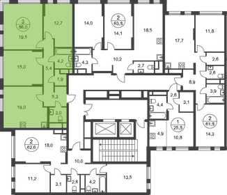82 м², 3-комнатная квартира 20 500 000 ₽ - изображение 22