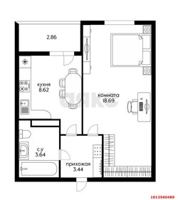 38 м², 1-комнатная квартира 3 919 999 ₽ - изображение 43