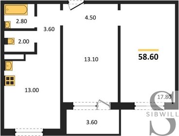 50 м², 2-комнатная квартира 5 900 000 ₽ - изображение 102