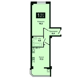 30 м², 1-комнатная квартира 7 000 000 ₽ - изображение 65