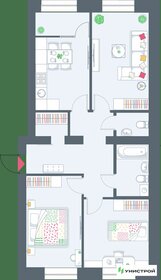 Квартира 75,6 м², 3-комнатная - изображение 1