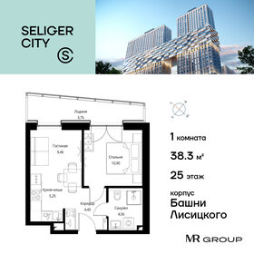 37,9 м², 1-комнатная квартира 16 154 934 ₽ - изображение 41