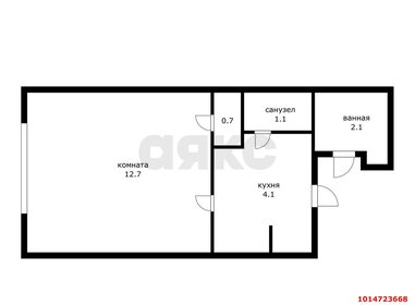 Квартира 18,6 м², 1-комнатная - изображение 5