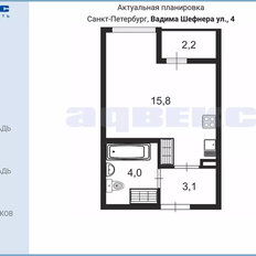 Квартира 22,9 м², студия - изображение 3