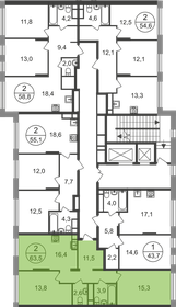 63,7 м², 2-комнатная квартира 16 762 711 ₽ - изображение 26