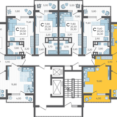 Квартира 61,2 м², 2-комнатная - изображение 2