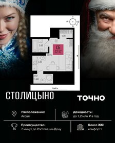 Квартира 22,6 м², студия - изображение 1