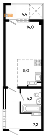 Квартира 34,8 м², 1-комнатная - изображение 5