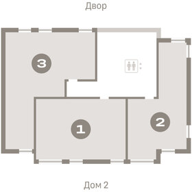 Квартира 128 м², 1-комнатная - изображение 2