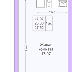 Квартира 27,8 м², студия - изображение 2