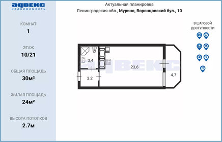 70,1 м², 3-комнатная квартира 12 700 000 ₽ - изображение 81