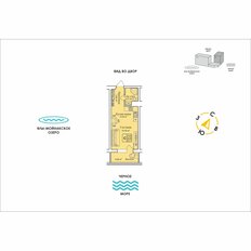 Квартира 30,7 м², студия - изображение 2