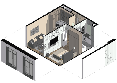 38,6 м², 1-комнатные апартаменты 20 885 830 ₽ - изображение 68