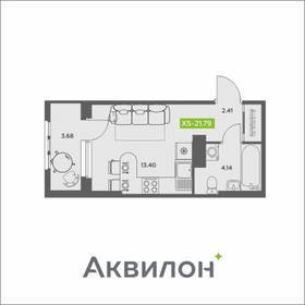 Квартира 21,8 м², студия - изображение 1