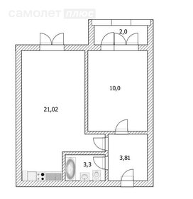 69,4 м², 3-комнатная квартира 6 850 000 ₽ - изображение 53