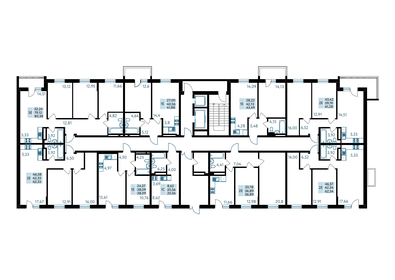 54,7 м², 2-комнатная квартира 6 340 500 ₽ - изображение 21