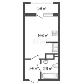Квартира 23,2 м², студия - изображение 3