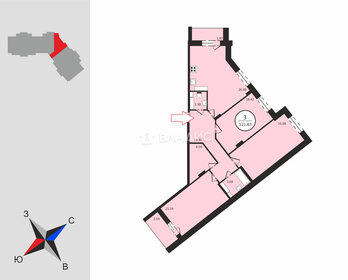 65,2 м², 3-комнатная квартира 7 350 000 ₽ - изображение 69