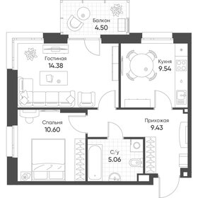 44,7 м², 2-комнатная квартира 10 950 000 ₽ - изображение 55