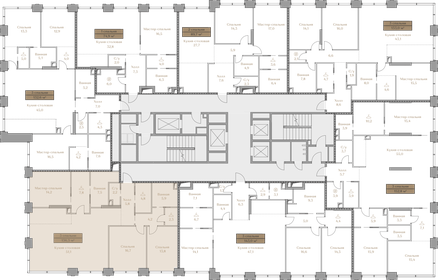 250 м², 5-комнатная квартира 260 000 000 ₽ - изображение 140