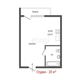 20 м², квартира-студия 2 650 000 ₽ - изображение 48