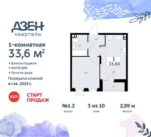 33,2 м², 1-комнатная квартира 12 946 753 ₽ - изображение 6