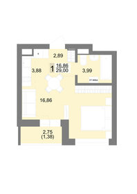27,9 м², квартира-студия 5 290 000 ₽ - изображение 79