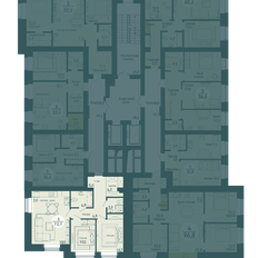 Квартира 72,7 м², 3-комнатная - изображение 2