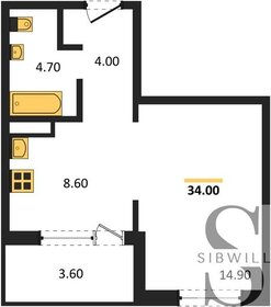 34 м², 1-комнатная квартира 4 320 000 ₽ - изображение 62