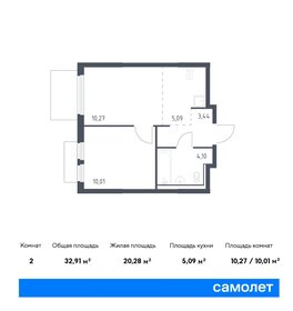 22,3 м², квартира-студия 5 500 000 ₽ - изображение 35