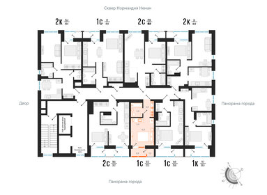 24,8 м², квартира-студия 4 850 000 ₽ - изображение 20