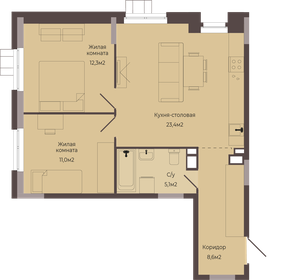 71,7 м², 3-комнатная квартира 9 850 000 ₽ - изображение 52