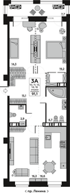 136 м², 4-комнатная квартира 17 000 000 ₽ - изображение 49