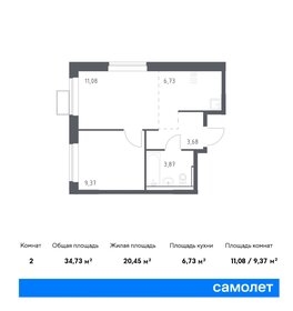 35,4 м², 1-комнатная квартира 7 450 232 ₽ - изображение 35