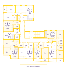 Квартира 49,8 м², 2-комнатная - изображение 3