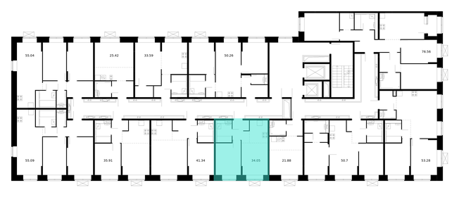 34,5 м², 1-комнатная квартира 5 108 731 ₽ - изображение 31
