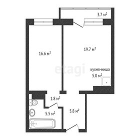 Квартира 56,3 м², 2-комнатная - изображение 1