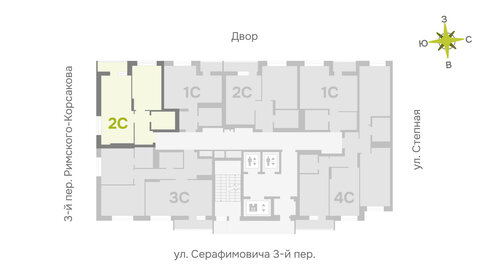 Квартира 45,6 м², 2-комнатная - изображение 3