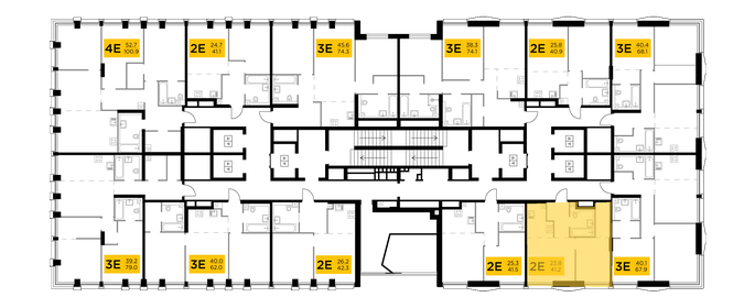 41 м², 2-комнатная квартира 18 700 000 ₽ - изображение 7