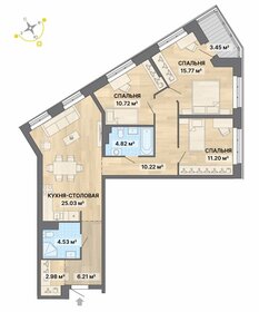 94,1 м², 3-комнатная квартира 8 999 000 ₽ - изображение 19